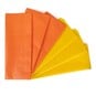 Orange and Yellow Tissue Paper 50cm x 75cm 6 Pack image number 1