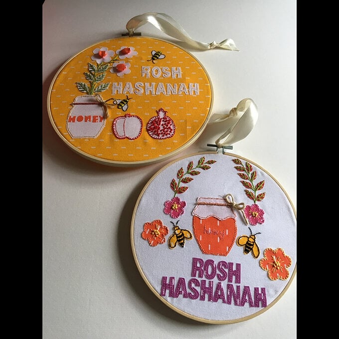 How to Create Applique Wall Art for Rosh Hashanah image number 1