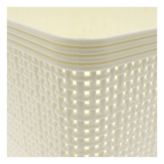 Assorted Small Basketweave Storage Baskets 2 Pack image number 5