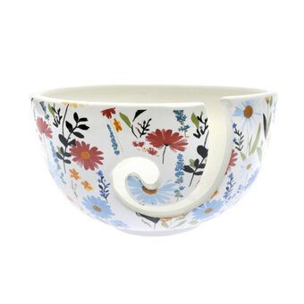 Floral Yarn Bowl
