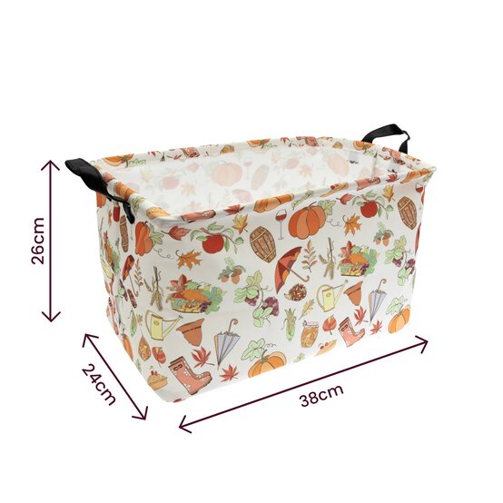 Autumn Collapsible Basket 38cm x 26cm image number 4