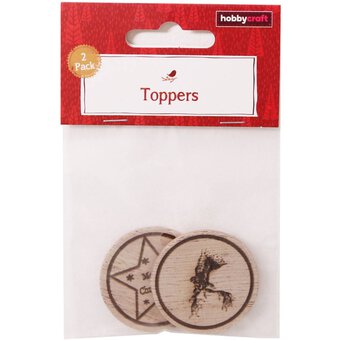Reindeer and Sentiment Wooden Toppers 2 Pack image number 4