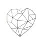 Geometric Heart Plastic Suncatcher image number 1