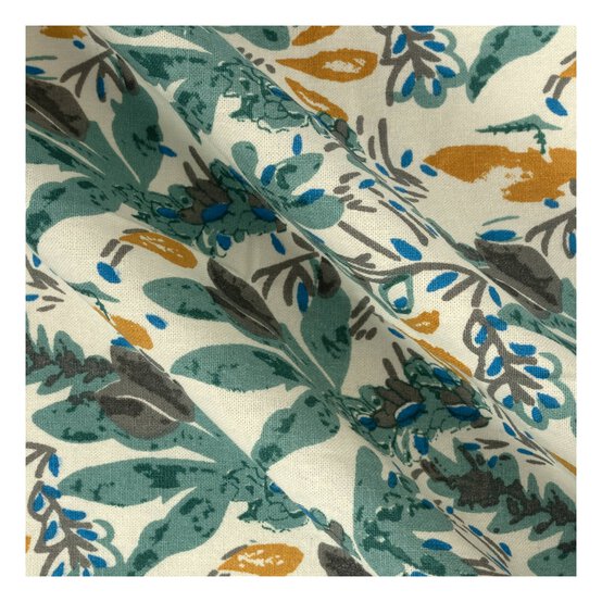 Leaf Print Cotton Fat Quarters 4 Pack image number 5