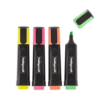 Eco Highlighter Pens 4 Pack