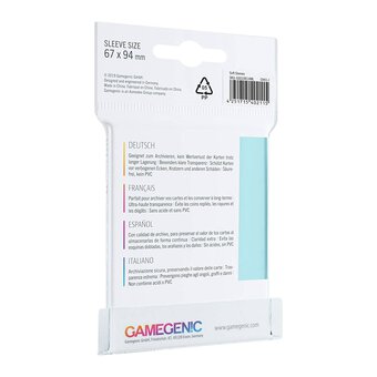 Gamegenic Soft Sleeves 100 Pack