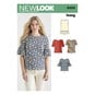 New Look Women's Top Sewing Pattern 6434 image number 1