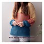 Knitcraft Mock Rib Colour Block Jumper Pattern 0219 image number 1