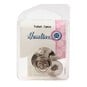 Hemline Silver Metal Military Anchors Button 7 Pack image number 2