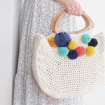 How to Crochet a Cotton Basket Bag