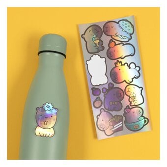 Capybara Bottle Stickers