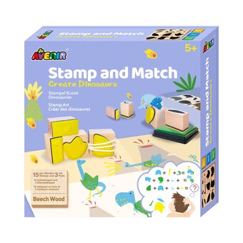 Avenir Stamp and Match Dinosaur Set
