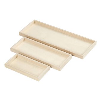 Wooden Trays 3 Pack image number 2