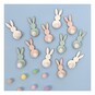 Pastel Wooden Bunny Tails 12 Pack image number 1
