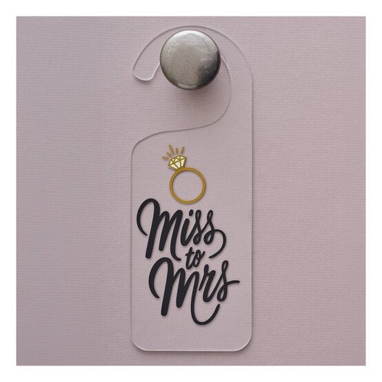 Create & Celebrate Clear Acrylic Door Sign image number 2