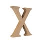 MDF Wooden Letter X 13cm image number 1