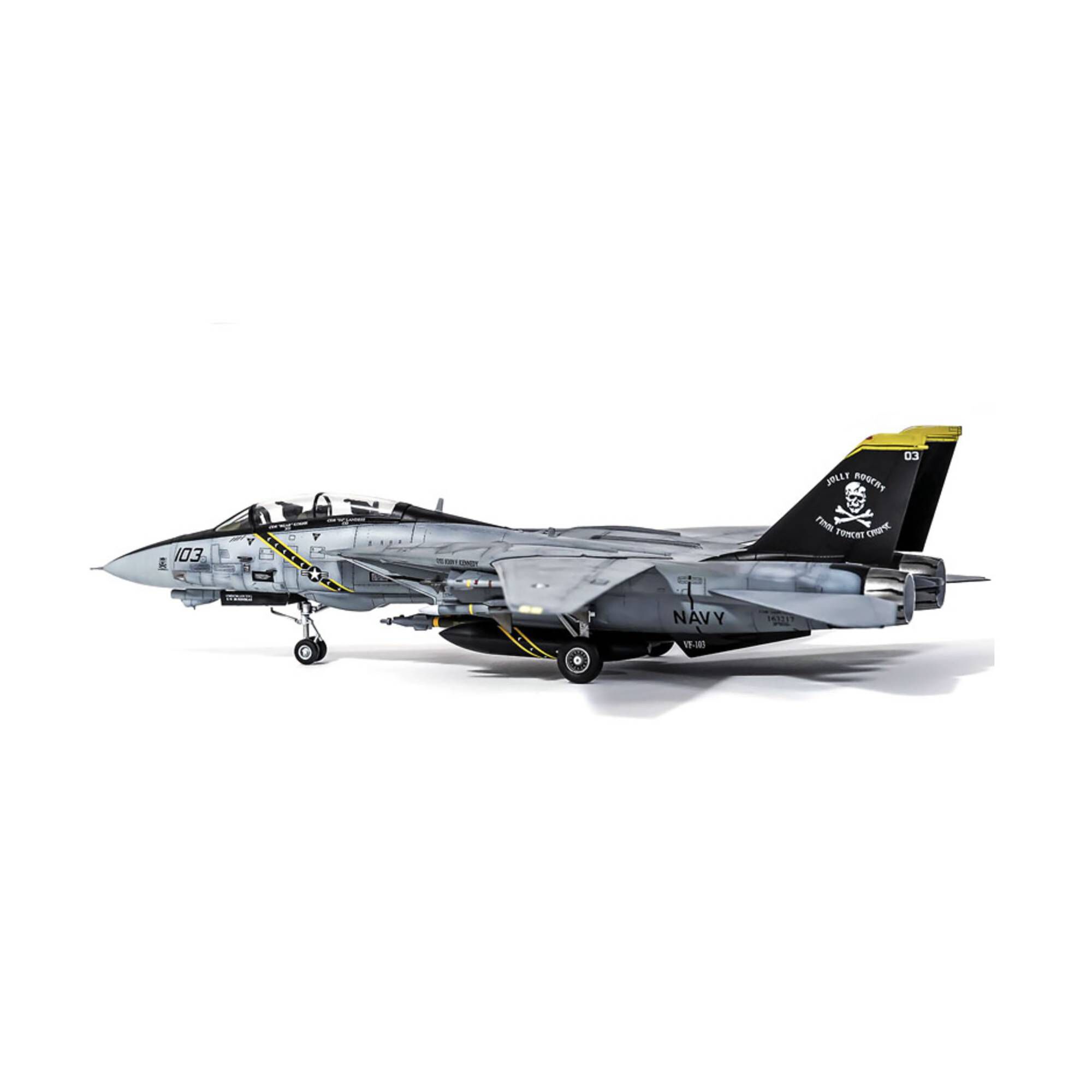 Academy US Navy F-14B VF-103 Jolly Rogers Model Kit 1:72 | Hobbycraft