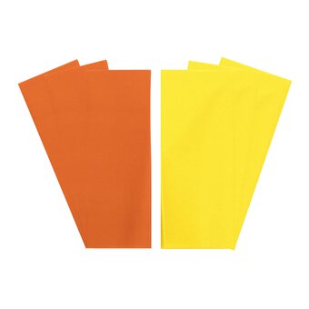 Orange and Yellow Tissue Paper 50cm x 75cm 6 Pack