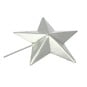 Silver Metal Star on a Stick Decoration 3 Pack image number 2