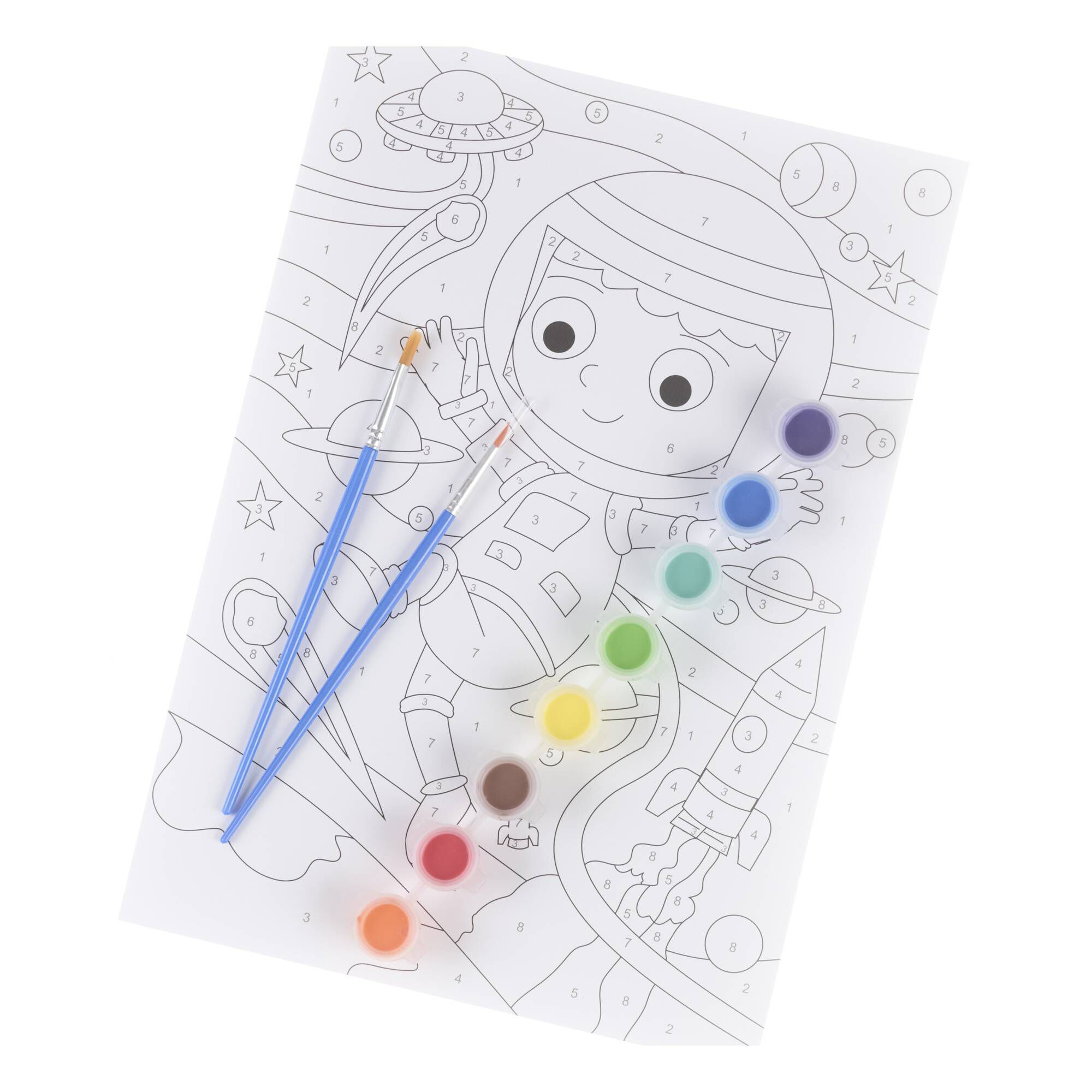 Space Paint by Numbers Hobbycraft