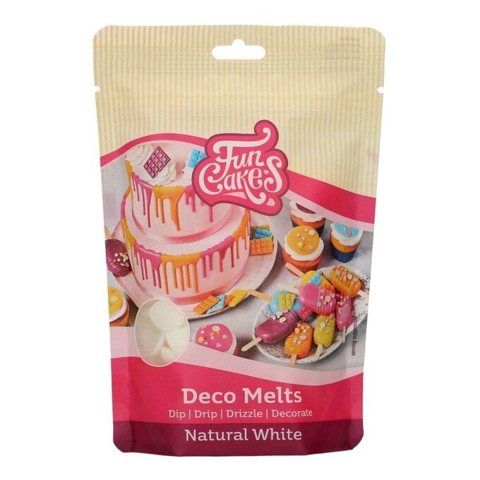 Funcakes Natural White Deco Melts 250g image number 1