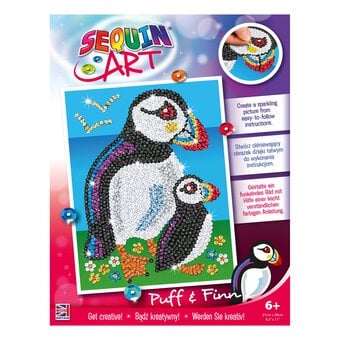 Puffin Sequin Art Kit image number 2