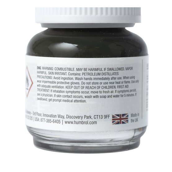 Humbrol Dark Green Wash Enamel 28ml  image number 2