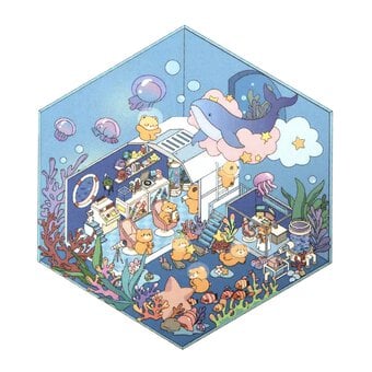 Mini Aquarium Scene Stickers