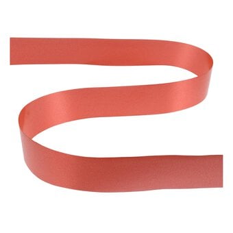 Red Poly Ribbon 5cm x 91m  image number 2
