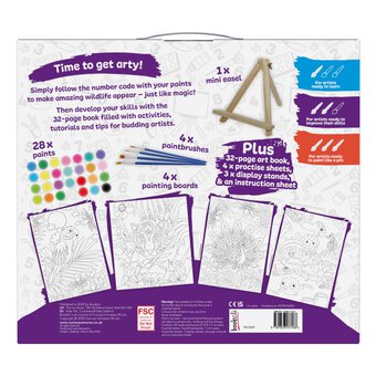 Wildlife 4-in-1 Paint by Numbers Set