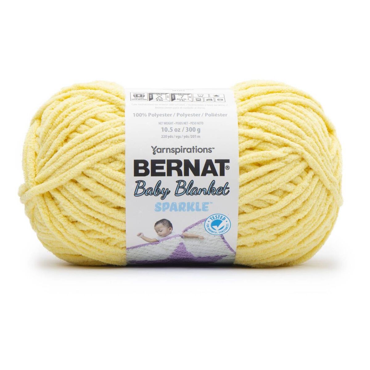 Bernat Sunshine Baby Blanket Sparkle Yarn 300g Hobbycraft