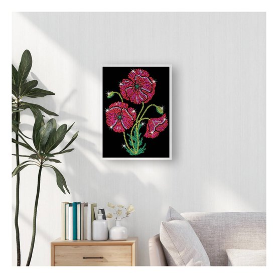 Kitfix Poppies Sequin Art Purple Kit image number 2