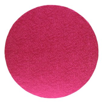 Cerise Pink 10 Inch Round Cake Board