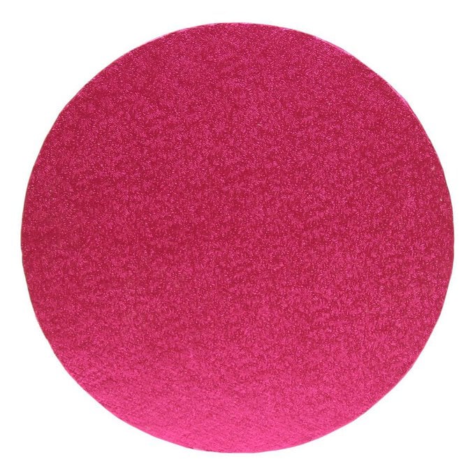 Cerise Pink 10 Inch Round Cake Board image number 1