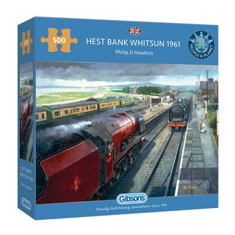Gibsons Hest Bank Whitsun 1961 Jigsaw Puzzle 500 Pieces