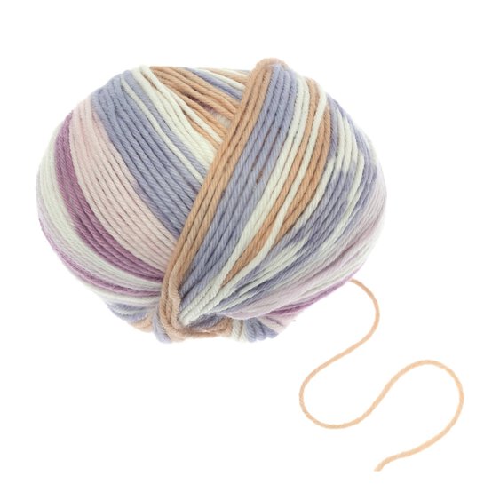 Knitcraft Lilac Multi Picklechops DK Yarn 50g image number 3