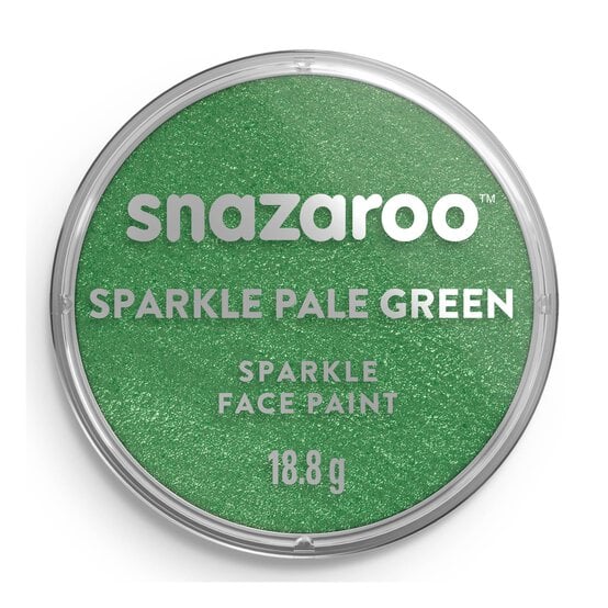 Snazaroo Pale Green Sparkle Face Paint  image number 1