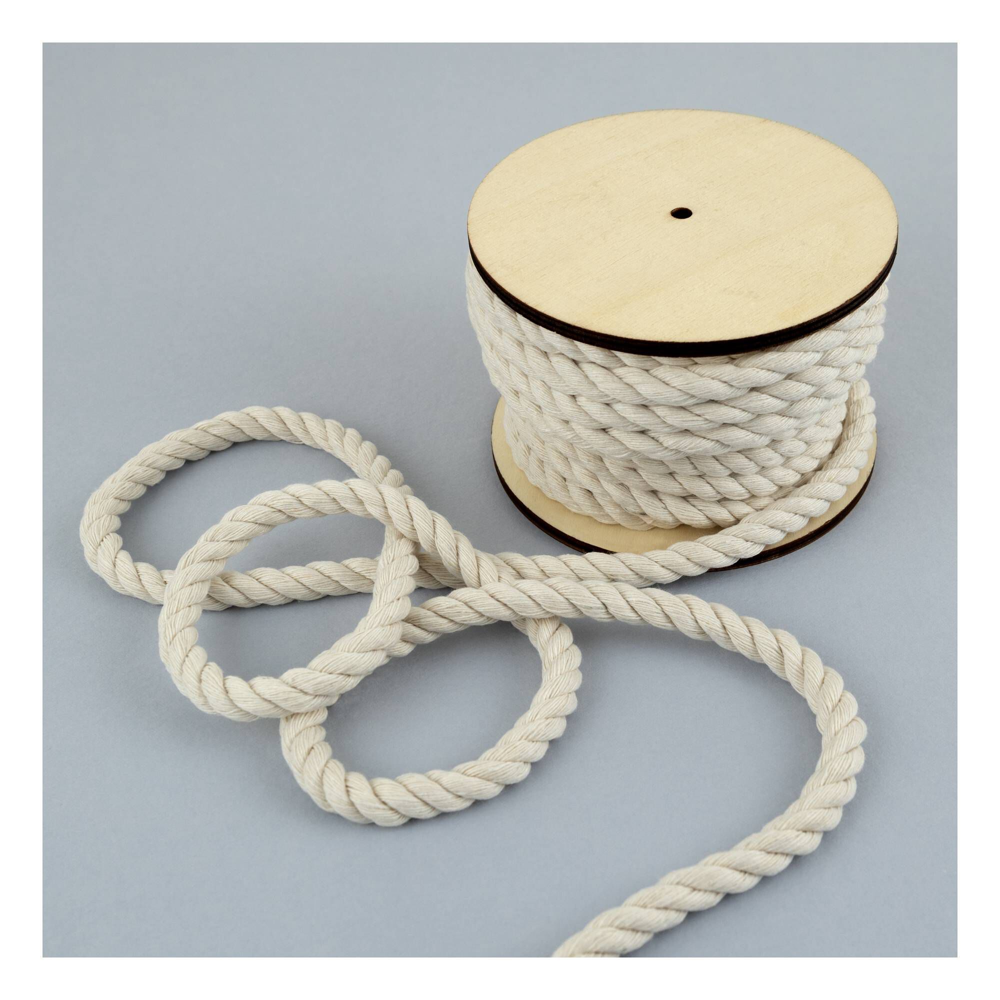 Cream Jute Rope Spool 7m | Hobbycraft