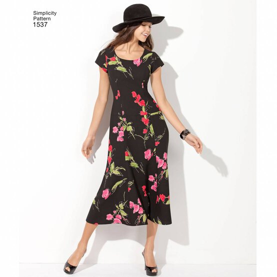 Simplicity Amazing Fit Dress Sewing Pattern 1537 (20-28) image number 6