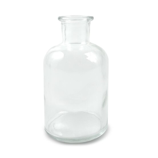 Transparent Glass Bottle 10.5cm  image number 1