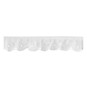 White 25mm Frilled Broderie Anglaise Lace Trim by the Metre image number 1