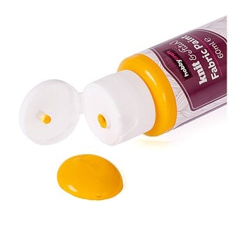 Yellow Fabric Paint 60ml  image number 2