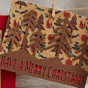 Your Cricut Explore Christmas Tree Card