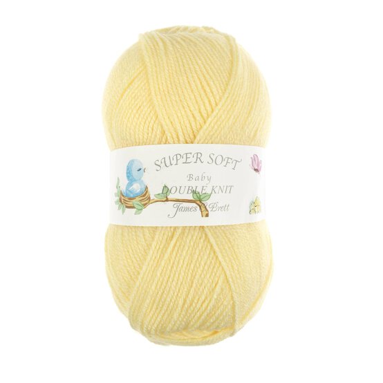 James C Brett Lemon Baby DK Yarn 100g image number 1