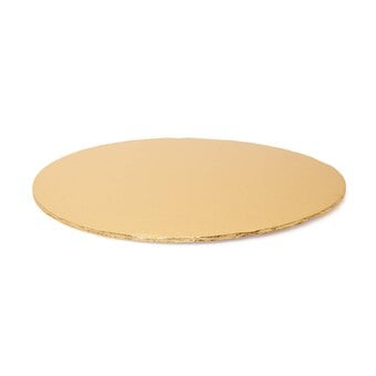 Pale Gold Round Double Thick Card Cake Board 12 Inches image number 3