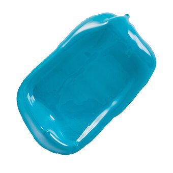 Turquoise Fabric Paint 60ml image number 3