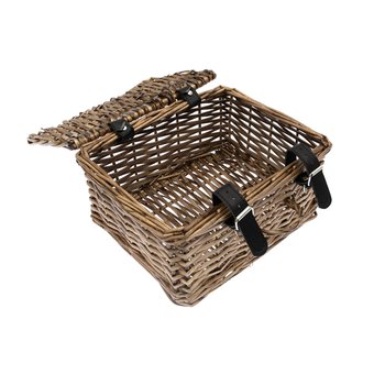 Natural Wicker Hamper 26cm x 21cm x 13cm