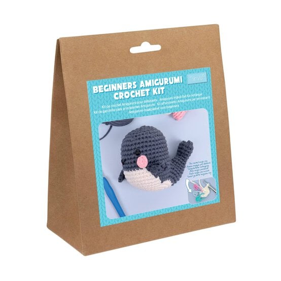 Trimits Beginner&rsquo;s Amigurumi Crochet Whale Kit image number 1