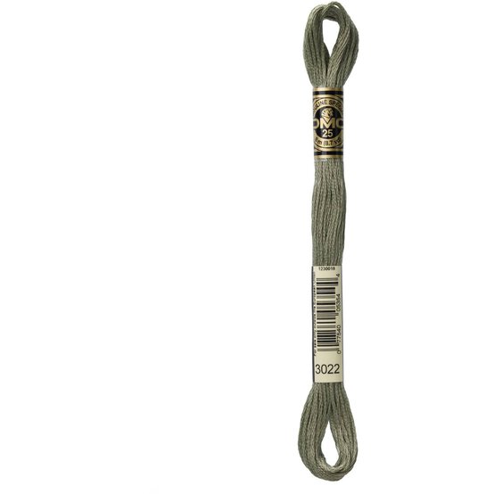 DMC Green Mouline Special 25 Cotton Thread 8m (3022) image number 3