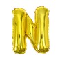 Gold Foil Letter N Balloon image number 1